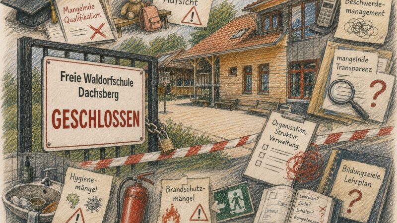 Zwangsschließung der Waldorfschule Dachsberg: ein System des Versagens und Wegsehens
