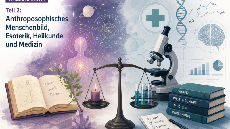 Anthroposophie- und Waldorfkritik – Teil 2: Anthroposophisches Menschenbild, Esoterik, Heilkunde und Medizin