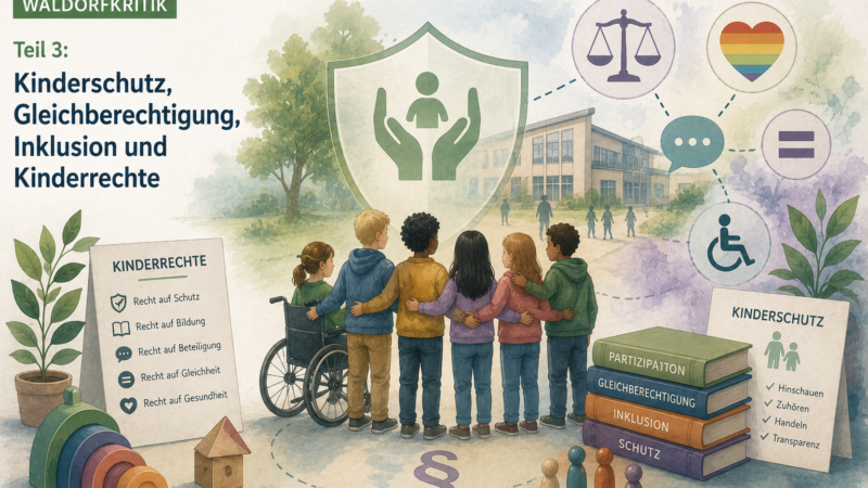 Anthroposophie- und Waldorfkritik – Teil 3: Kinderschutz, Gleichberechtigung, Inklusion und Kinderrechte
