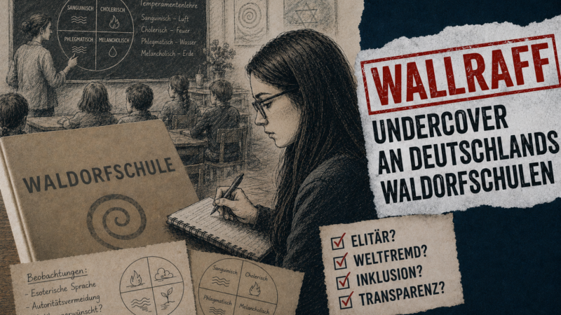 Wallraff-Enthüllung: Was passiert im Klassenzimmer deutscher Waldorfschulen?